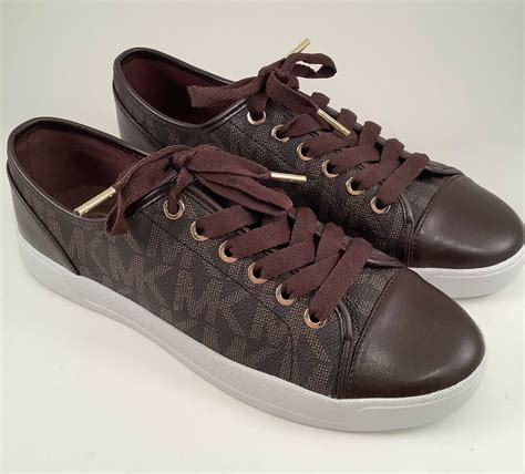 michael kors leather sneakers.